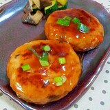 卯の花で✿鶏ひき肉とおからの和風てりやきハンバーグ